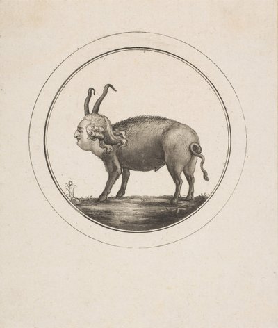 Caricature Showing Louis XVI as a Ram by Unbekannt