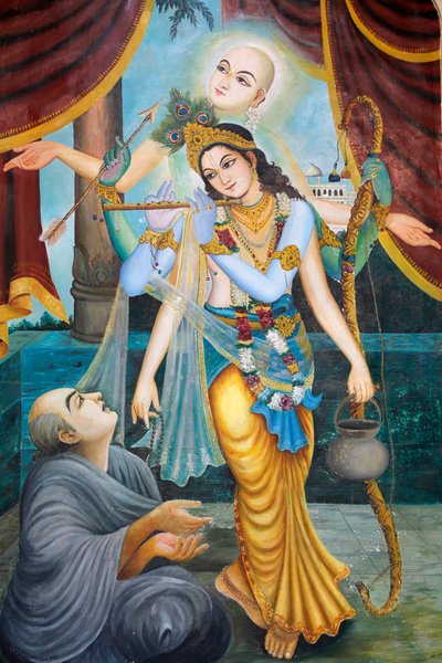 Chaityana Mahaprahbu, 15th Century Vaishnava Saint and Social Reformer, Vrindavan, India by Unbekannt
