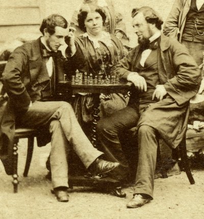 Chess and Cards by Unbekannt