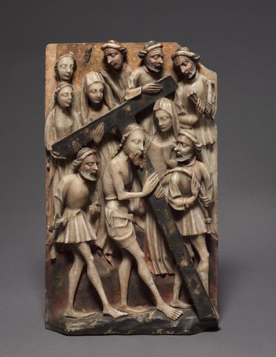 Christ Carrying the Cross Panel from an Altarpiece by Unbekannt
