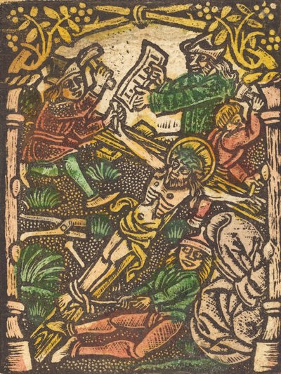 Christ Nailed to the Cross, fourth quarter 15th century by Unbekannt