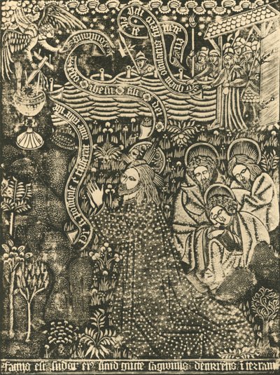 Christ on the Mount of Olives, Dotted Print, 1915 by Unbekannt
