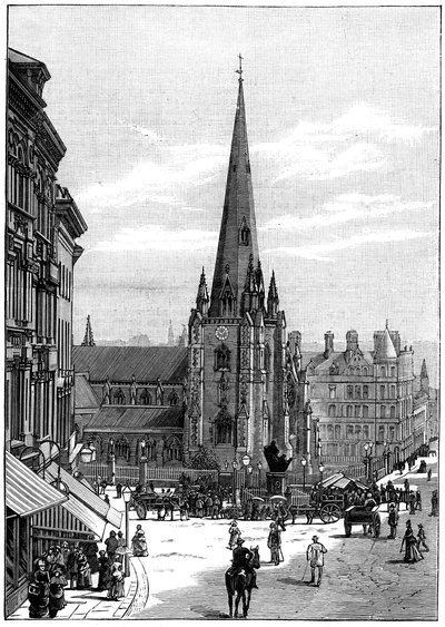 Church of St Martin in the Bull Ring, Birmingham, West Midlands by Unbekannt