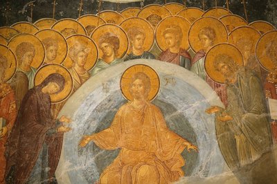 Church of St. Saviour of Chora. Last Judgment Istanbul Turkey by Unbekannt
