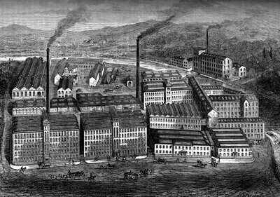 Clarks Anchor Thread Works, Paisley, Scotland by Unbekannt