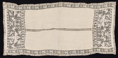 Cloth with Border of Crowned Double-Headed Eagles with Various Emblems, Birds by Unbekannt