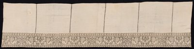 Cloth with Border of Peacocks and Vegetation, 17th-18th century by Unbekannt