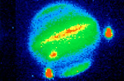 Comet Shoemaker-Levy Colliding with Jupiter, 20 July 1994 by Unbekannt
