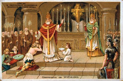 Conversion of Witikind, 785 AD by Unbekannt