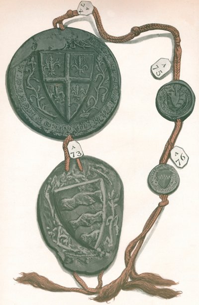 Cord VI John de Hastings, Edmund de Hastings, Edmund de Mortimer, Fulke Fitz-Warine, 1904 by Unbekannt