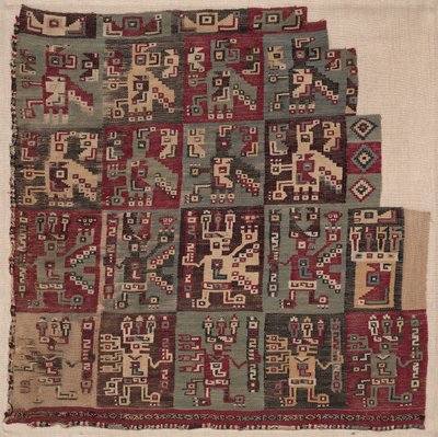 Corner Fragment, Probably from a Tunic, 700-1100 A.D. by Unbekannt