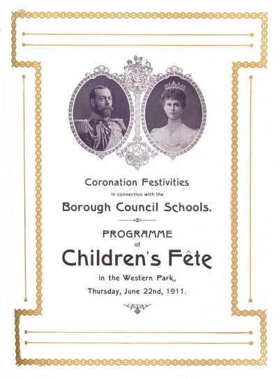 Coronation Festivities in Connection with the Borough Council Schools by Unbekannt