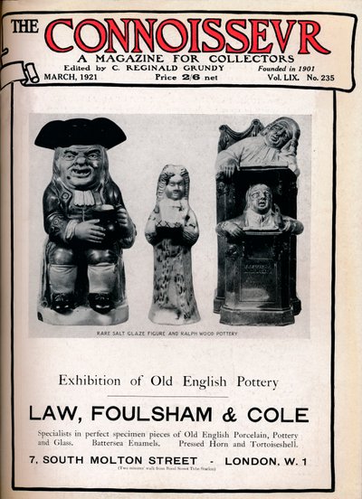 Cover of The Connoisseur, March 1921 by Unbekannt