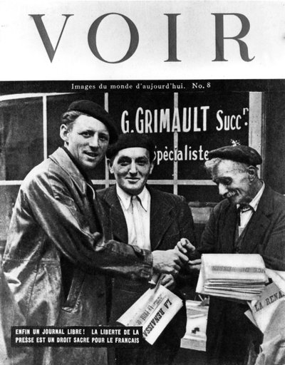 Cover of Voir Magazine, 1944 by Unbekannt