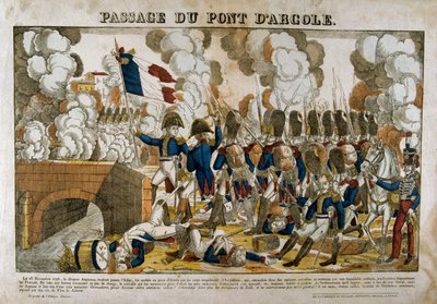 Crossing of Arcola Bridge, 15 November 1796 by Unbekannt