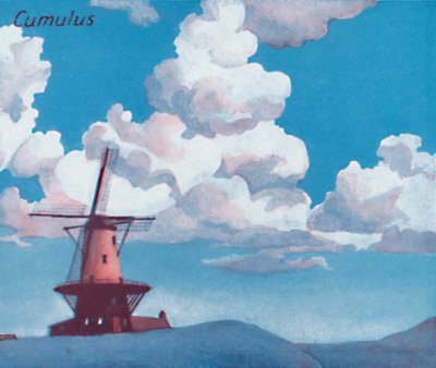 Cumulus - A Dozen of the Principal Cloud Forms In The Sky by Unbekannt