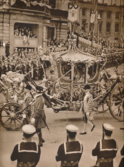 Cynosure of All Eyes in the Processions: The State Coach by Unbekannt