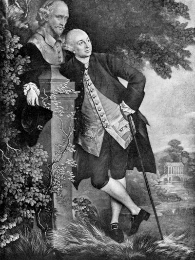 David Garrick, English Actor, Playwright, Theatre Manager and Producer, 1905 by Unbekannt
