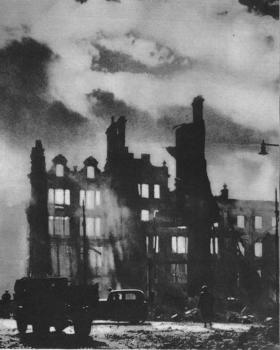 Dawn Breaks to find the city transfigured after a night of hell, 1941-1942 by Unbekannt
