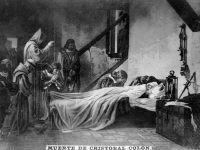 Death of Christopher Columbus by Unbekannt