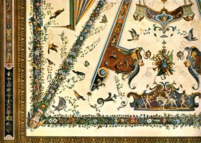Decoration in the Uffizi Gallery, Florence, Italy by Unbekannt