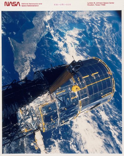 Deployment of the Hubble Space Telescope by Unbekannt