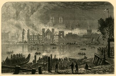 Destruction of the Old Houses of Parliament, October 16, 1834 by Unbekannt