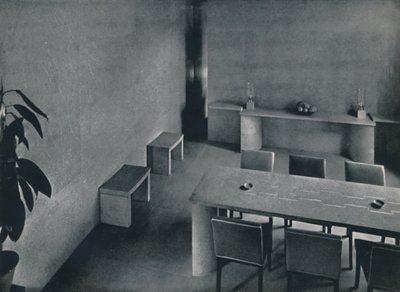 Dining Room of the Architect Oliver Hill, F.R.I.B.A. by Unbekannt