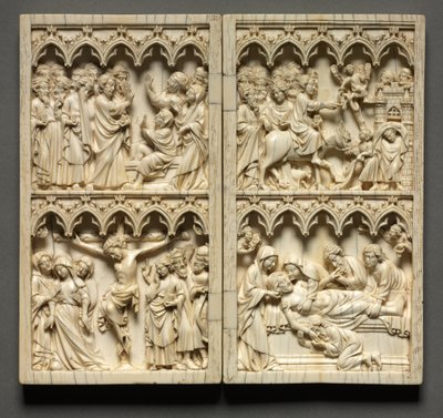 Diptych with Scenes from the Life of Christ (detail) by Unbekannt
