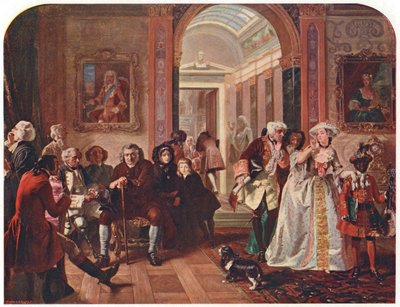 Doctor Johnson in the Ante-Room of Lord Chesterfield, Waiting for an Audience by Unbekannt