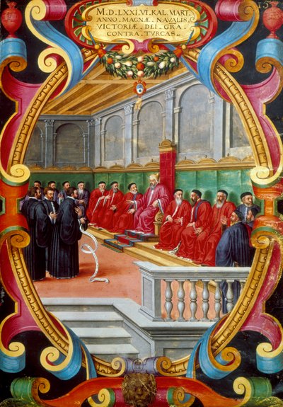 Doge of Venice and His Counsel by Unbekannt