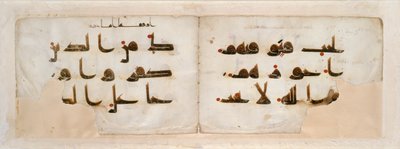 Double page from a Qur