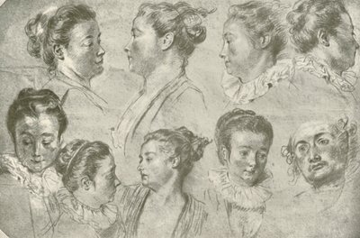 Drawing in Three Chalks by Unbekannt