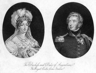 Duke and Duchess of Angouleme by Unbekannt
