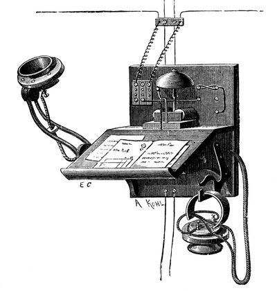 Edison Transmitter and a Pony Crown Receiver, New York by Unbekannt