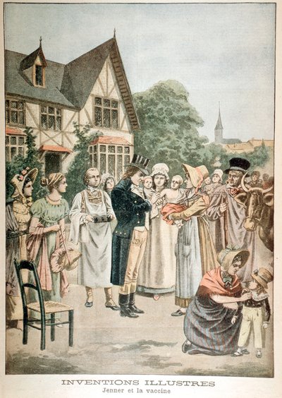 Edward Jenner 1749-1823 English Physician, Vaccinating Child with Cowpox Serum by Unbekannt