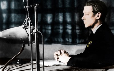 Edward VIII giving his abdication broadcast to the nation and the Empire, 11th December 1936 by Unbekannt
