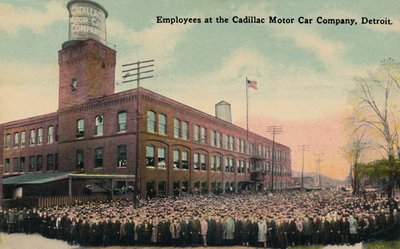 Employees at the Cadillac Motor Car Company, Detroit, c1930s by Unbekannt