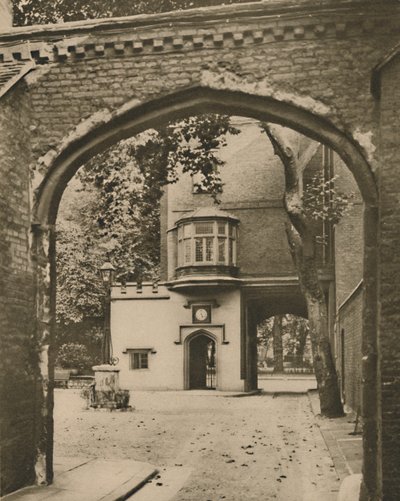 Entrance Courtyard and Gateway of the Charterhouse, c1935 by Unbekannt