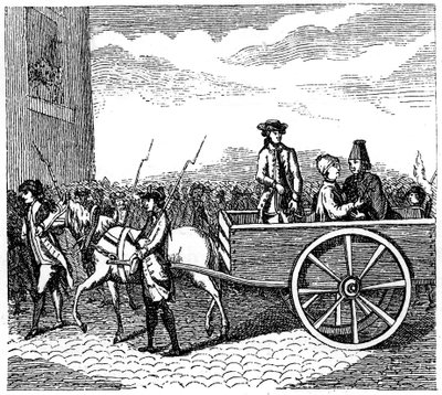 Escorted by the Military to Torture, 1885 by Unbekannt