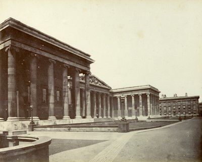 Exterior of the British Museum, Great Russell Street, London, 1887 by Unbekannt