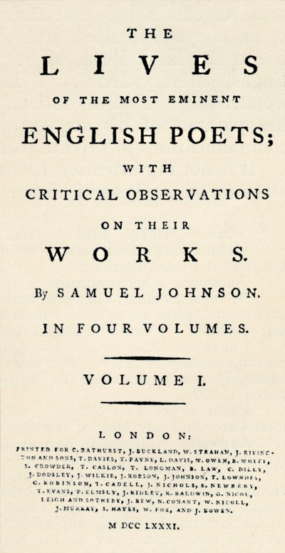 Facsimile Title-Page Reduced of Johnson