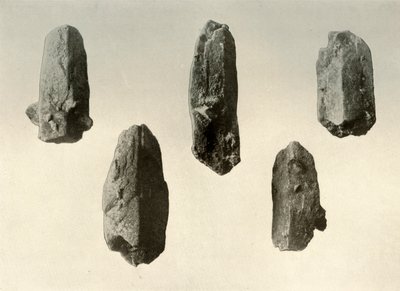 Feldspar Crystals from Summit of Mount Erebus Natural Size, 1909 by Unbekannt