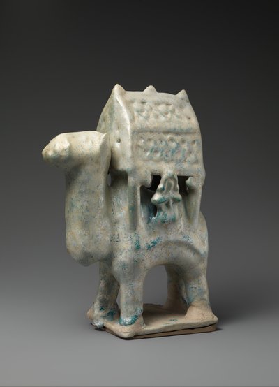 Figurine in the Form of a Camel Carrying a Palanquin and Two Riders, 12th-early 13th century by Unbekannt