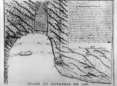 First drawings of Matanzas, 1680, 1920s by Unbekannt