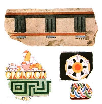 Fragments of Decoration from Delos, Greece, 1928 by Unbekannt