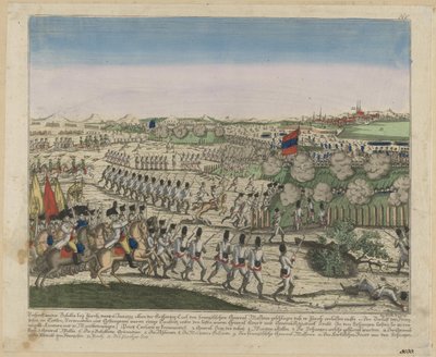 French and Russian Troops on the Zürichberg Hill in the First Battle of Zurich by Unbekannt