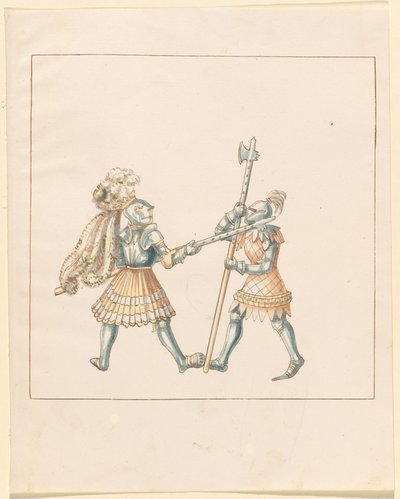 Freydal, The Book of Jousts and Tournament of Emperor Maximilian I: Combats...Plate 144, c. 1515 by Unbekannt