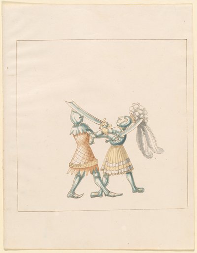Freydal, The Book of Jousts and Tournament of Emperor Maximilian I: Combats...Plate 154, c. 1515 by Unbekannt