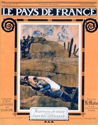 Front cover of Le Pays de France, 9 September 1915 by Unbekannt